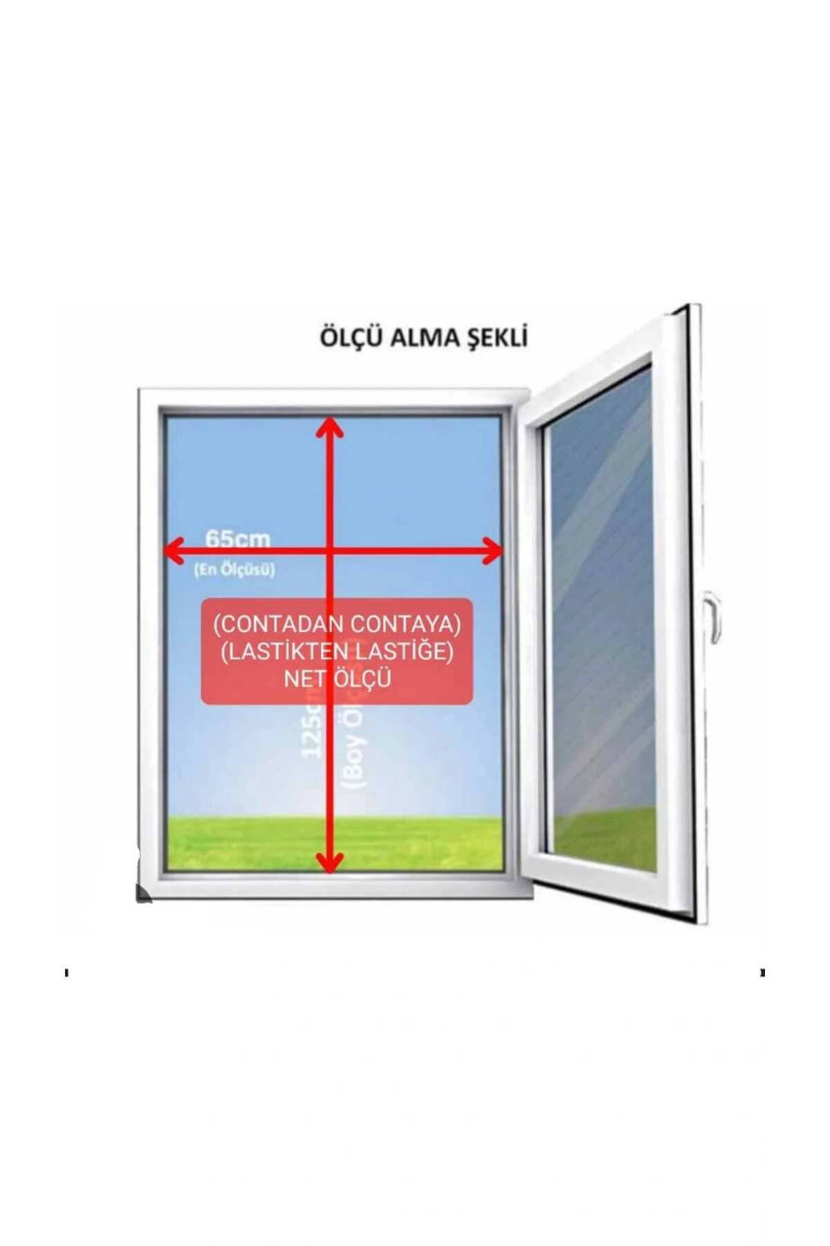 MENTEŞELİ ALTIN MEŞE  RENK PENCERE- KAPI SİNEKLİĞİ ( 120 - 150 X 10 - 50 )