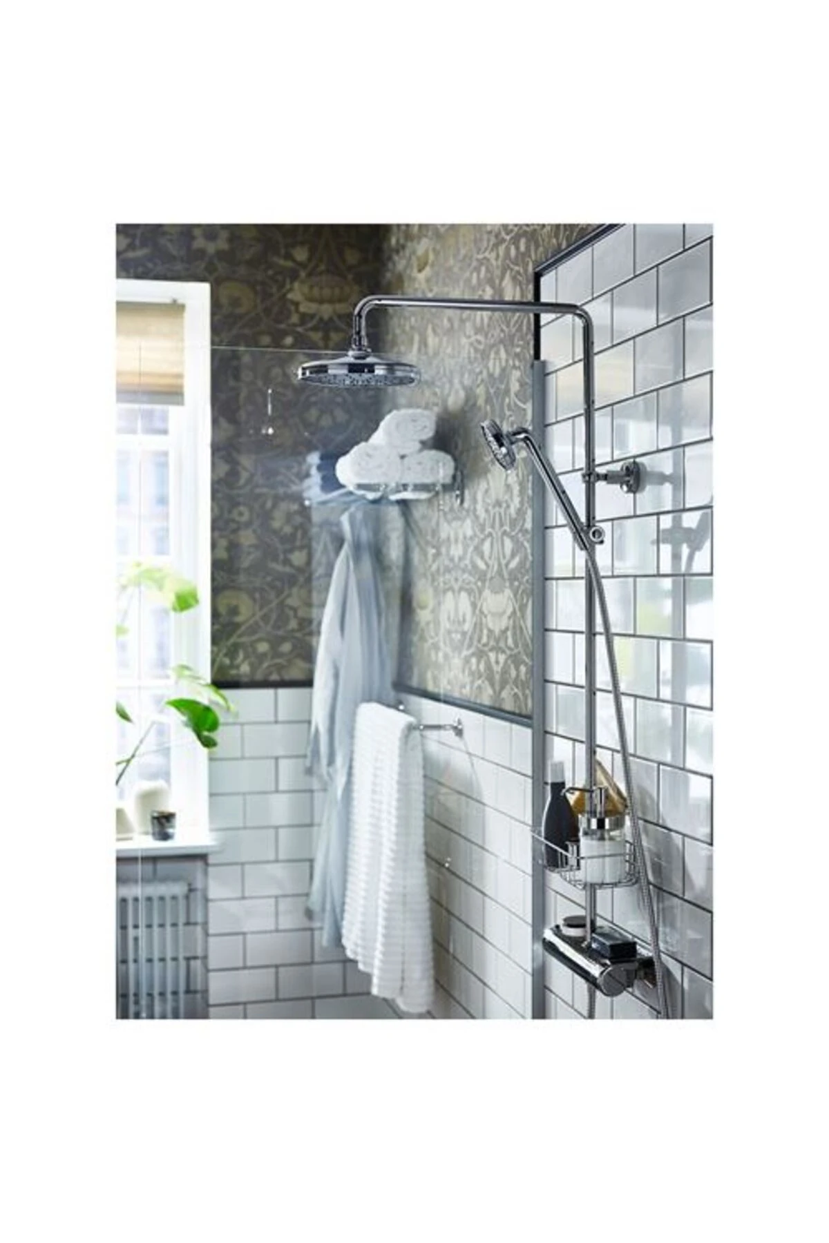 VOXNAN, termostatik duş seti, krom kaplama