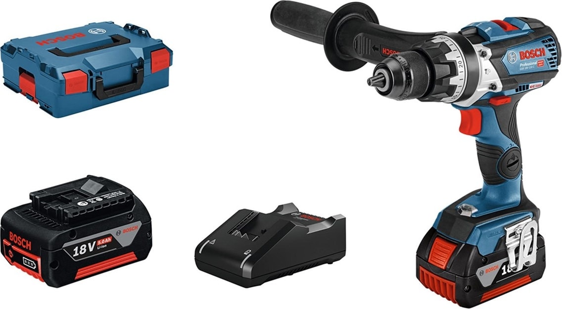 BOSCH Professional Gsb 18V-110 C 2x5.0 Ah Akülü Delme Vidalama Makinesi - 06019G030D