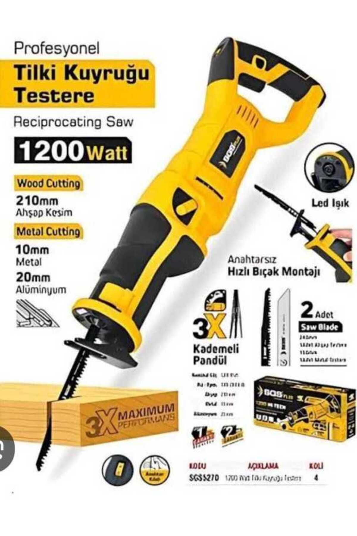 5270 Profosyenel Tilki Kuyrugu Testere 1200 Watt