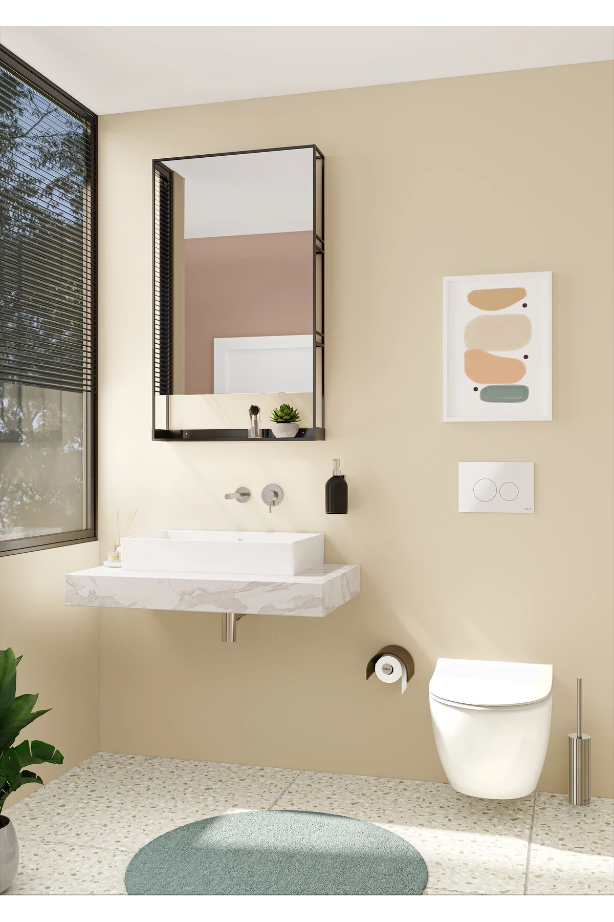 Archiplan 7404b003-0016 Dar Lavabo, 60x38 Cm, Beyaz