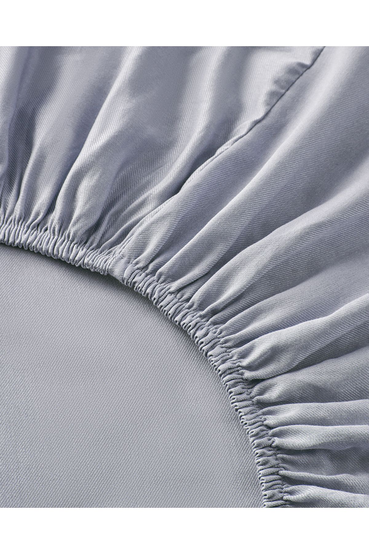 Crystal Ipeksi Twill Çift Kişilik Nevresim Takımı 200x220 Cm Mavi