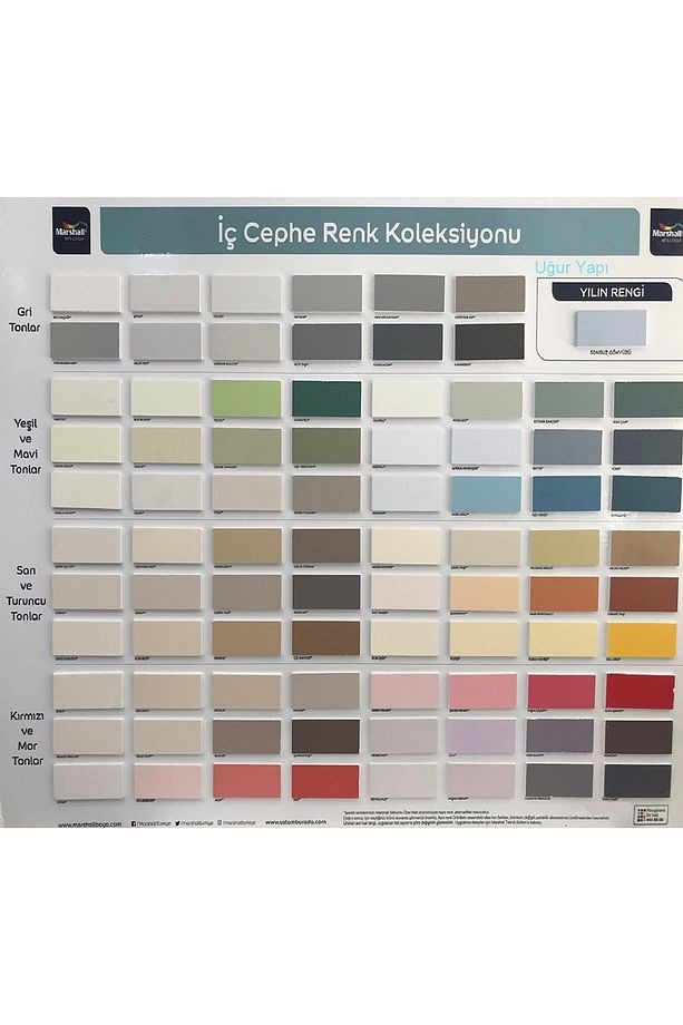 Plastik Mat Su Bazlı Silinebilir Iç Cephe Duvar Boyası 15 Lt Badem Ezmesi