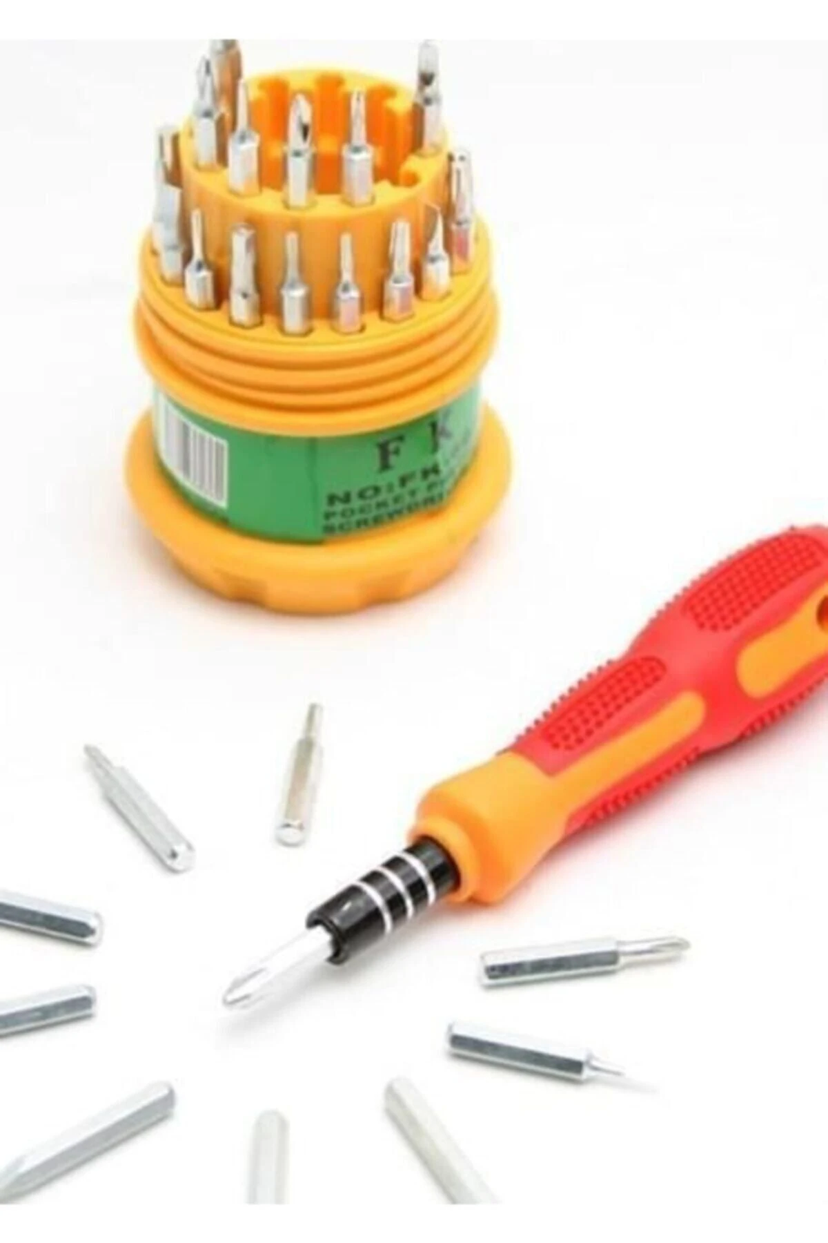 31 Parça Elektronikçi Tornavida Takımı Yıldız Düz Alyan Cep Telefonu Tamir Seti Profesyonel Saatçi