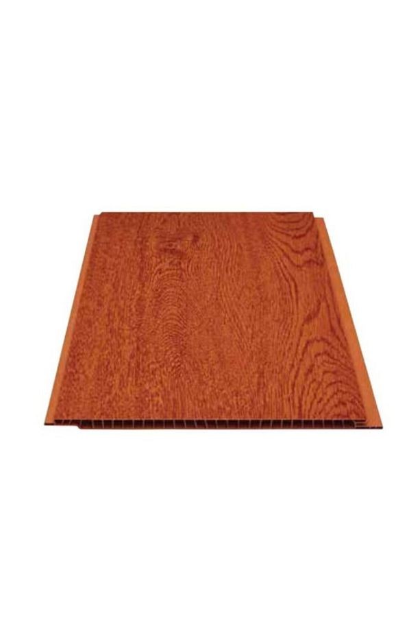 Düz Koyu Meşe Plastik Pvc Duvar Tavan Lambiri / 10 Adet 20cm X 1 Metre - 2 Metrekare