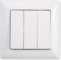 Vısage Beyaz Üçlü Anahtar (Mkz)