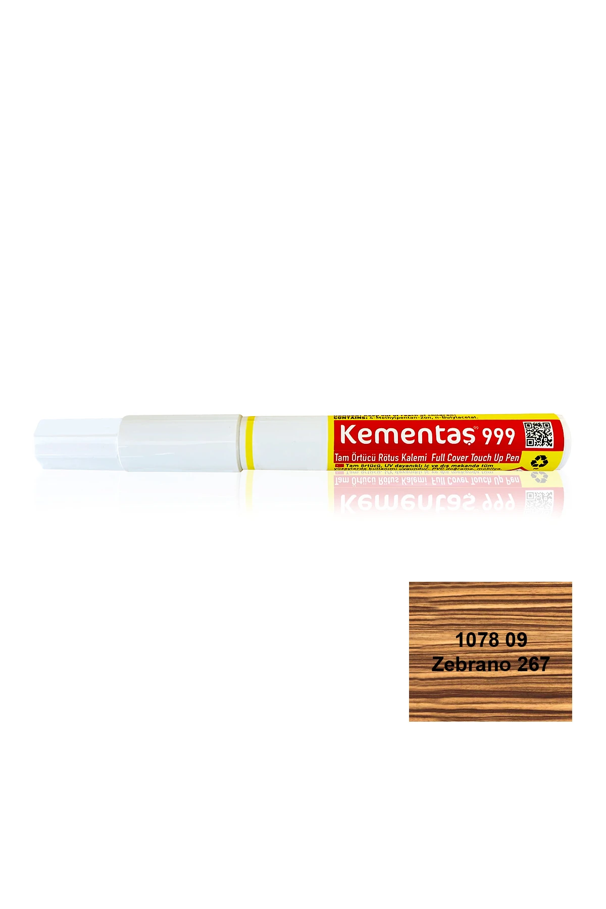 1078 09 Zebrano 267 Tam Örtücü Rötuş Kalemi Tam Örtücü Rötuş Kalemleri