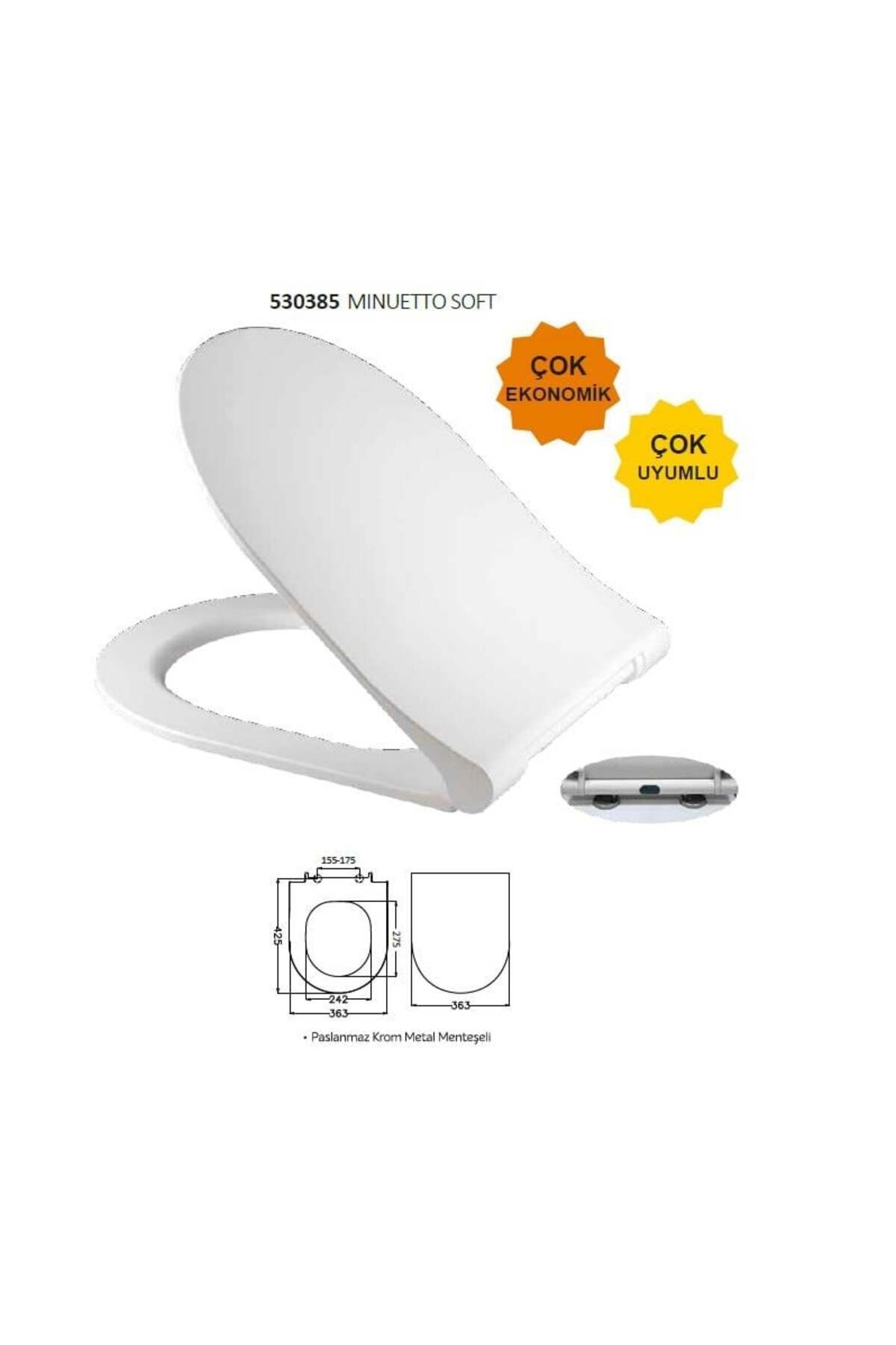 MINUETTO SOFT CLOSE DUROPLAST KLOZET KAPAĞI