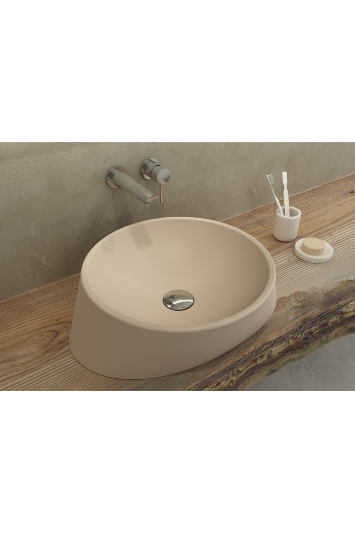 Venezıa Çanak Lavabo 56 Cm - Parlak Siyah
