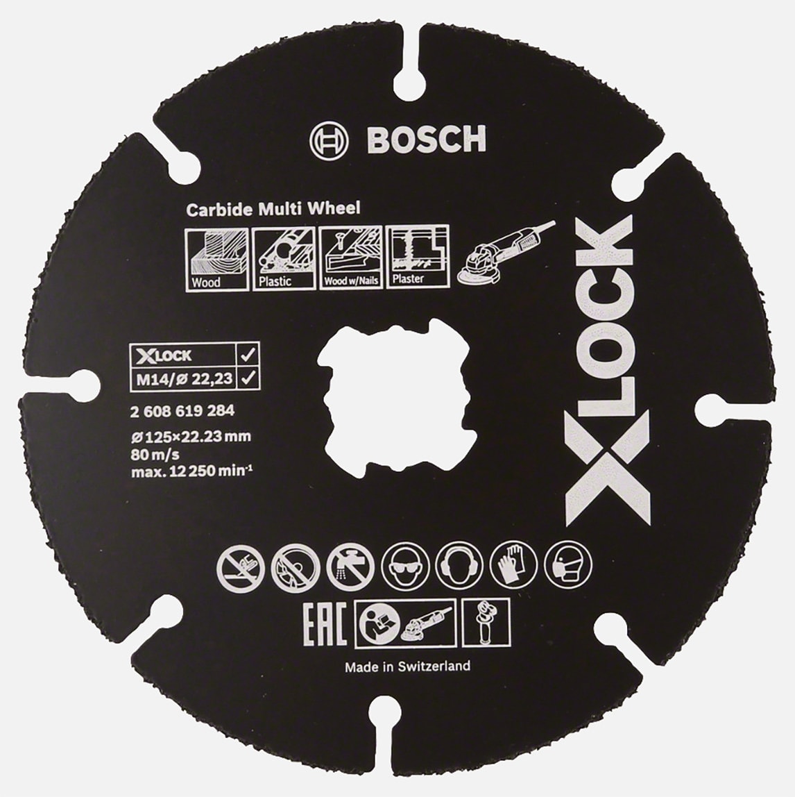 BOSCH X-Lock Carbide Multi Wheel Kesici Disk 125 mm