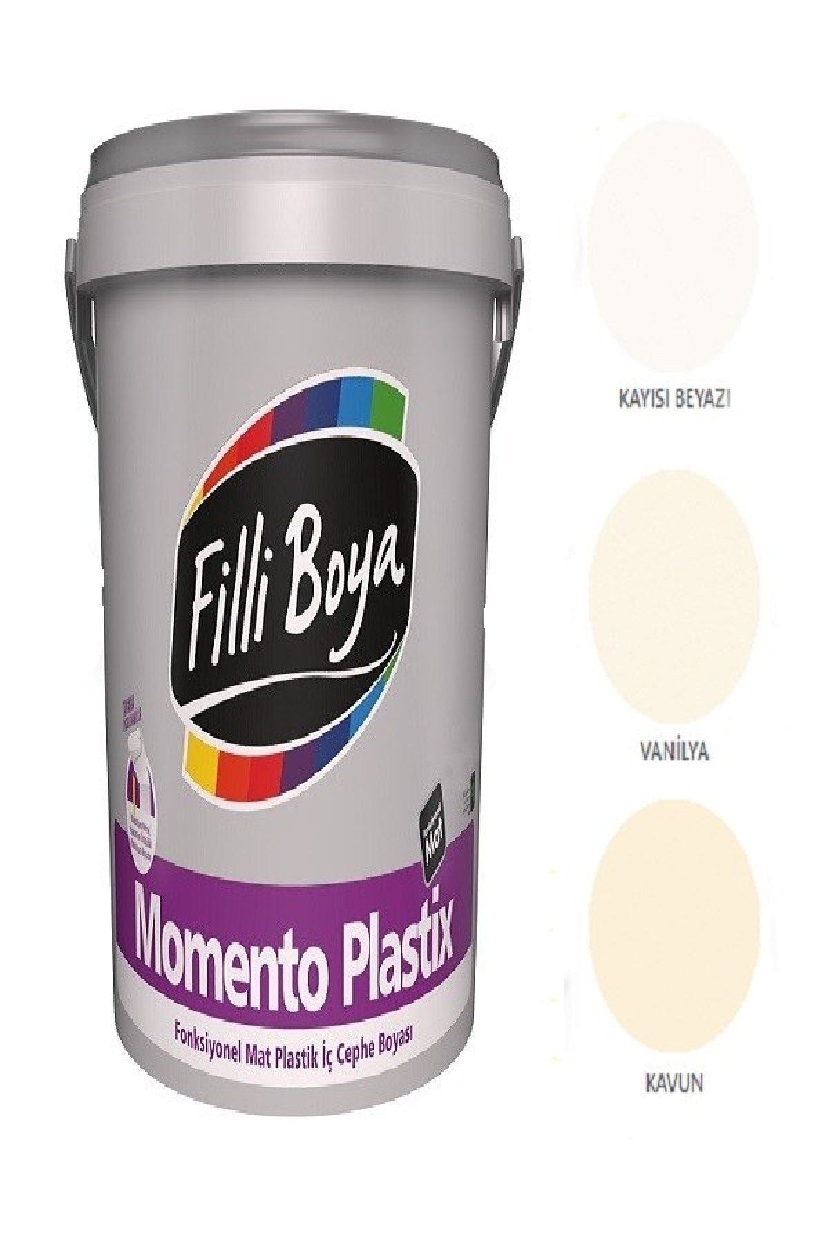 Momento Plastix Fonksiyonel Mat Plastik Iç Cephe Boyası 7.5lt (vanilya)