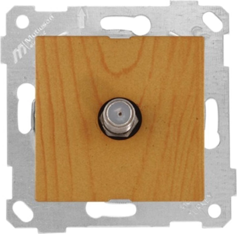 Rita Meşe Mek ve Tuş F Dişi Tv Prizi (6 Adet)