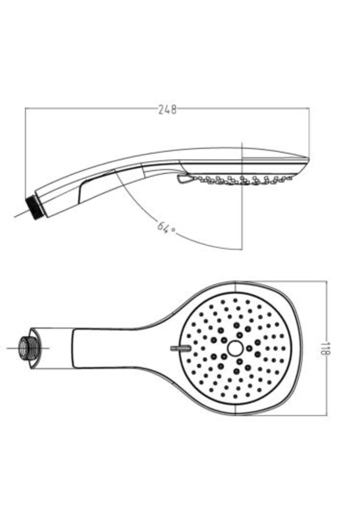 Bianco Duş Başlığı