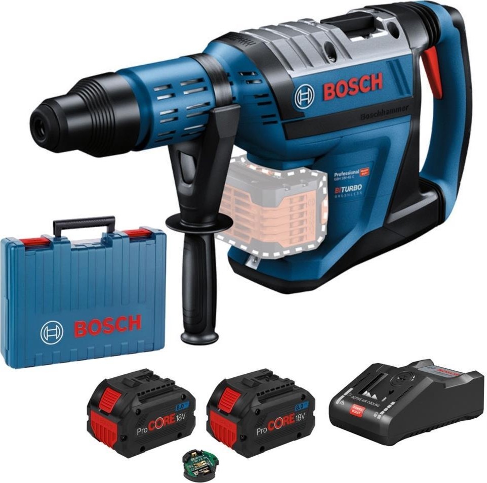 Gbh 18V 45C Akülü Kırıcı Delici 2x8 A Biturbo