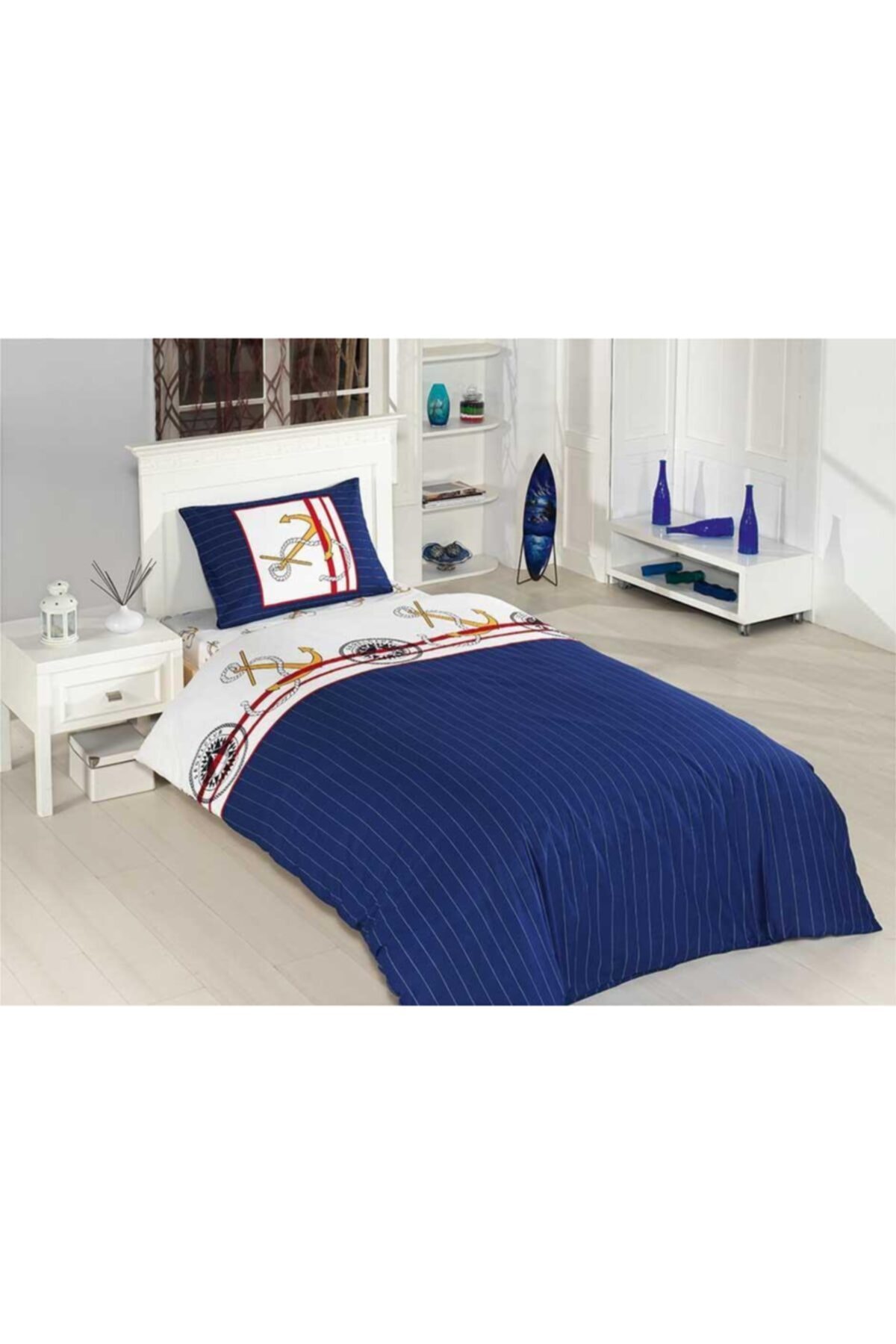 Lanotte Ranforce Tek Kişilik Nevresim Takımı Marina