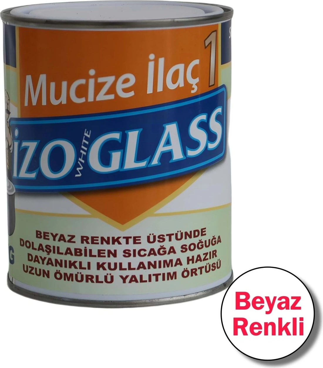 Izo White Glass Beyaz Mucize Ilaç Solvent Bazlı Dış Cephe Yalıtım Örtüsü 2.5 kg
