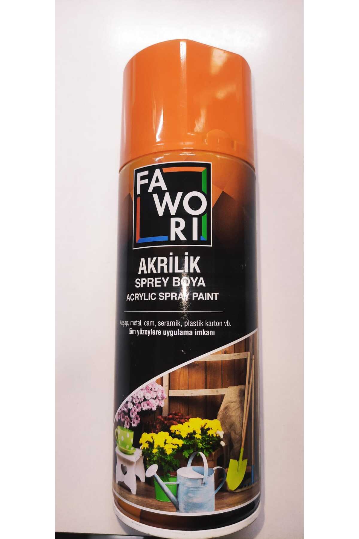 FAWORİ AKRİLİK SPREY BOYA TURUNCU
