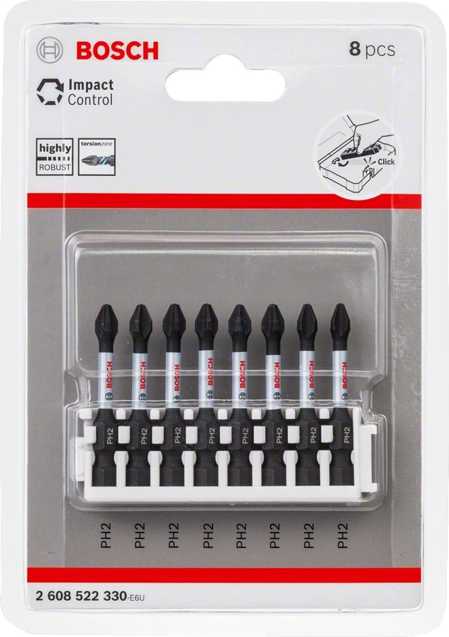 BOSCH Impact Control Ph2 8'li Vidalama Ucu Seti