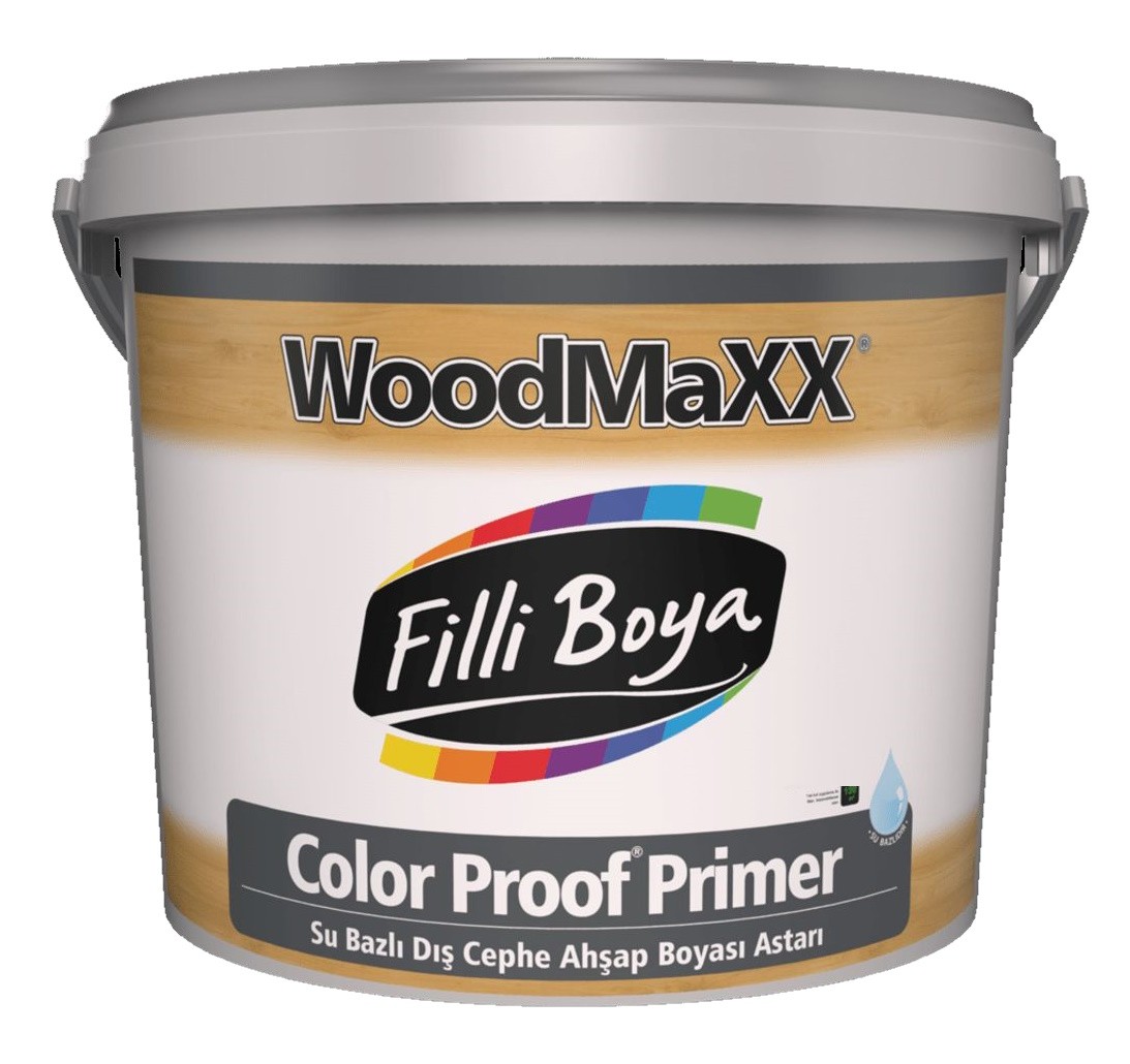 WOODMAXX COLOR PROOF PRİMER SU BAZLI DIŞ CEPHE AHŞAP BOYASI