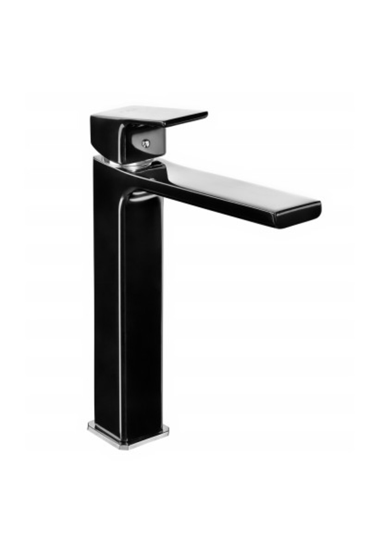 Tiera Yüksek Tip Lavabo Bataryası- Krom Siyah 103588002