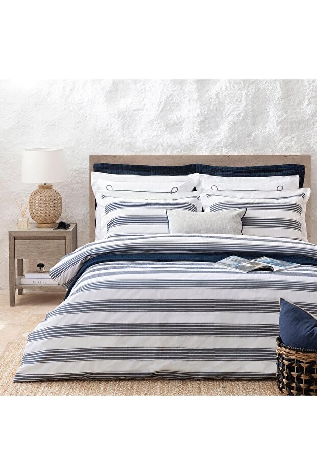 Wave Nevresim Seti King Size 230x220 Cm Beyaz