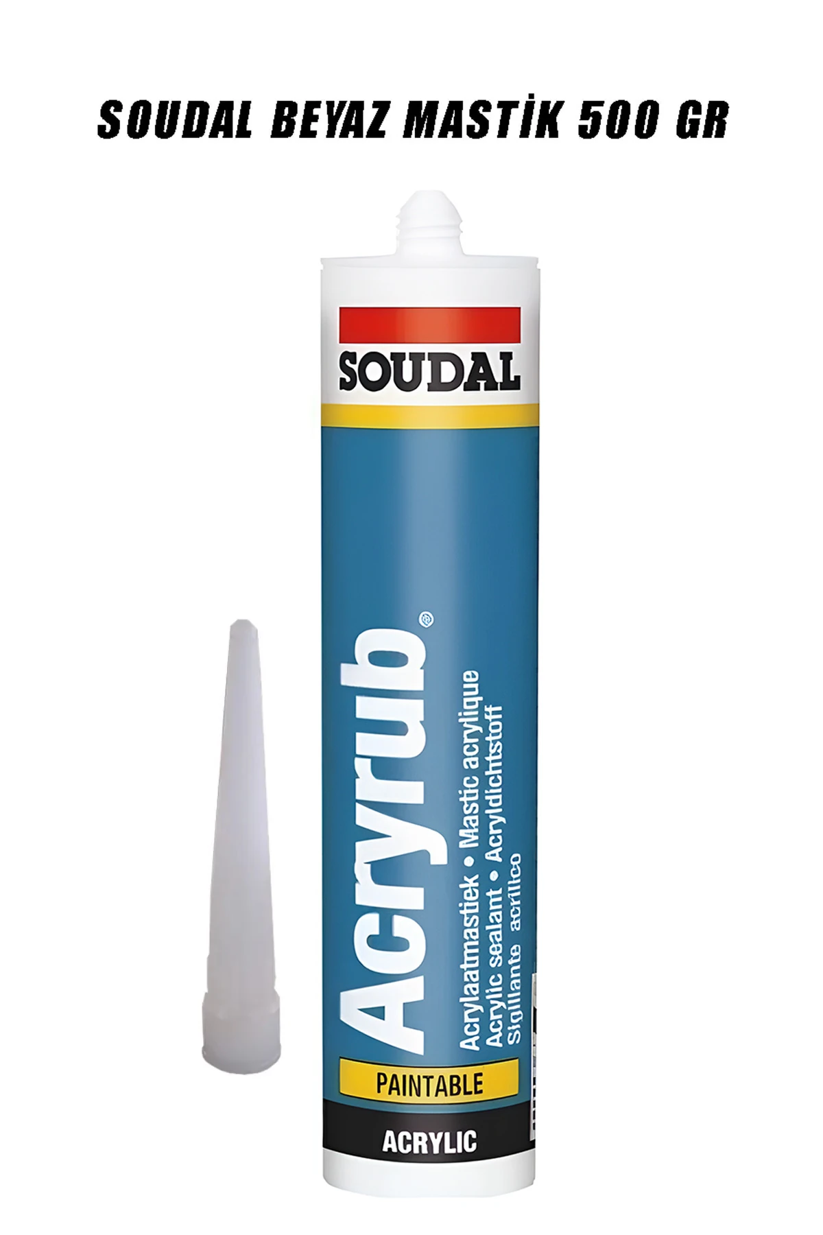 BEYAZ MASTİK 500 G ACRYRUB