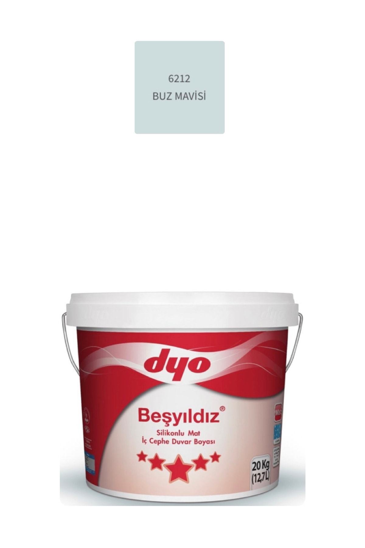 Beşyıldız Silikonlu Mat Iç Cephe Duvar Boyası 20 kg