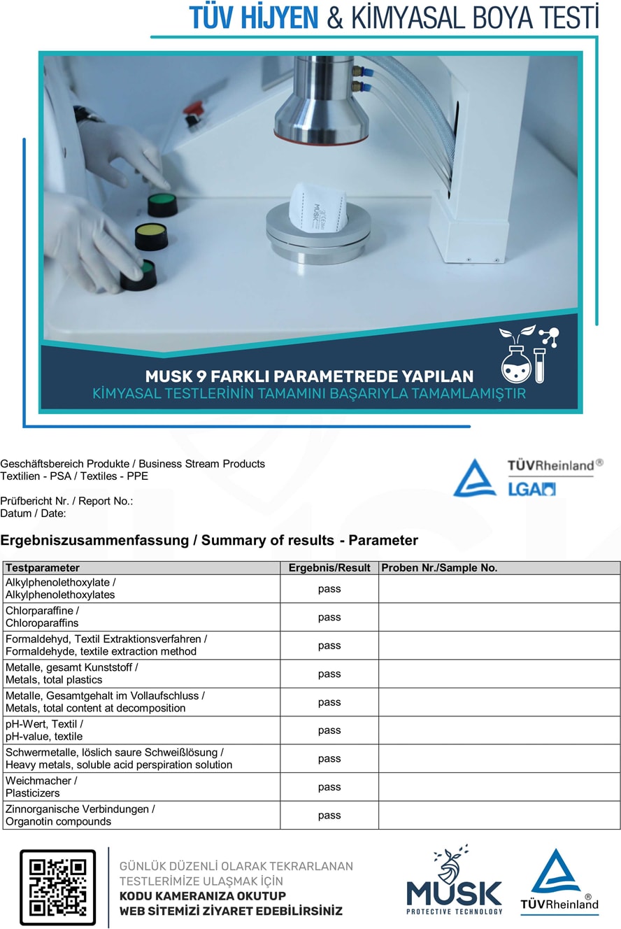 KF94 Kore Tipi Ffp2 Maske Beyaz Renk 10 Adet