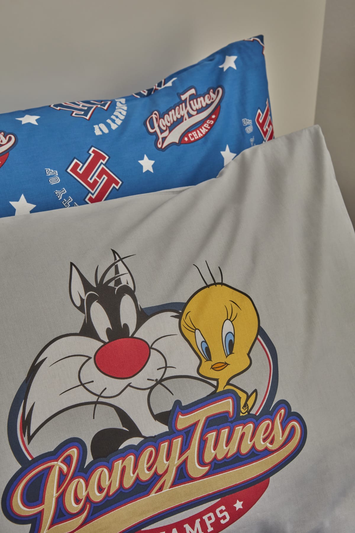 Looney Tunes Team Champs %100 Pamuk Tek Kişilik Nevresim Takımı
