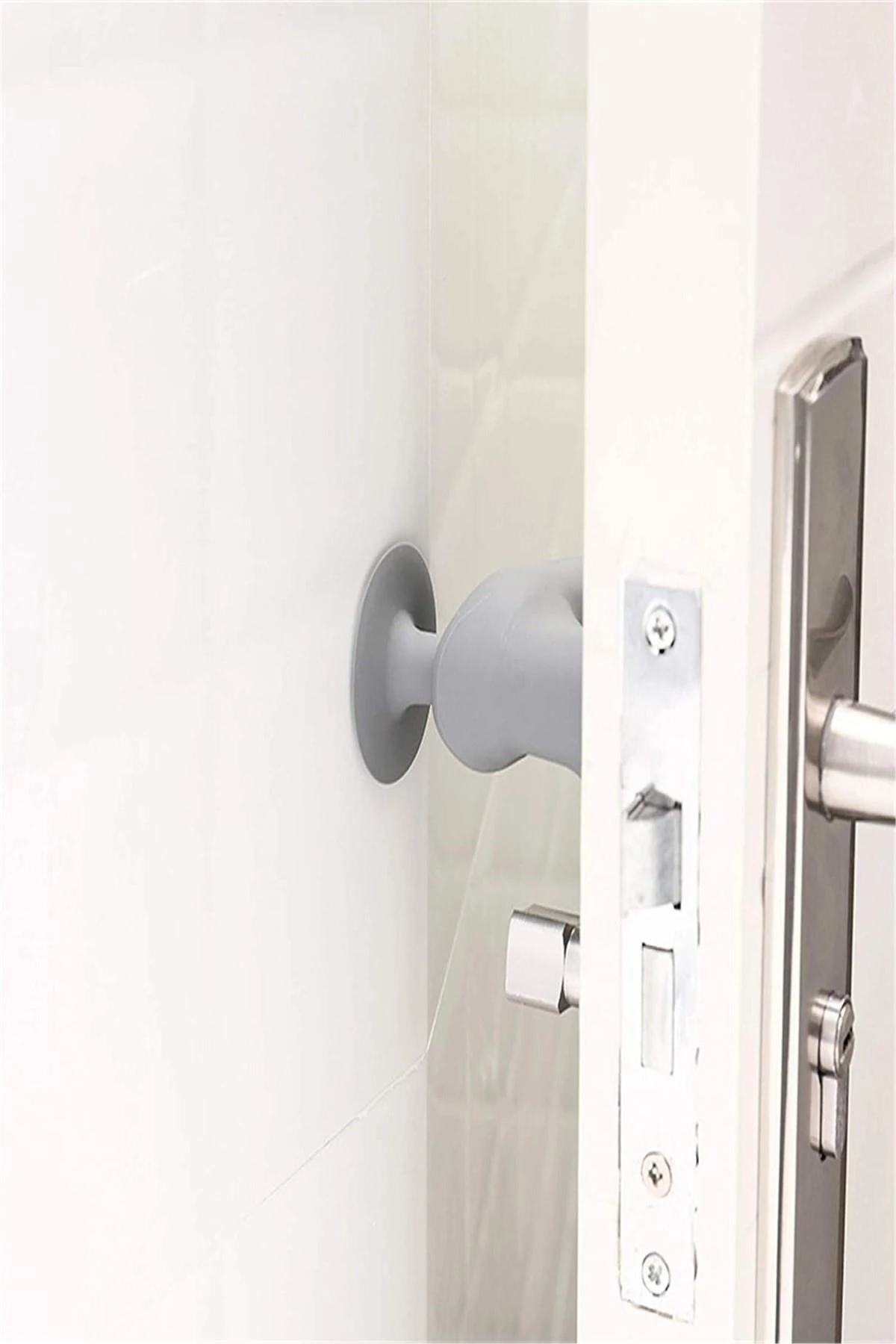 Silikon Kapı Kolu Stoperi Duvar Koruyucu Pencere Tutucu Stoper Çocuk Güvenlik Aparatı Duvar Koruyucu