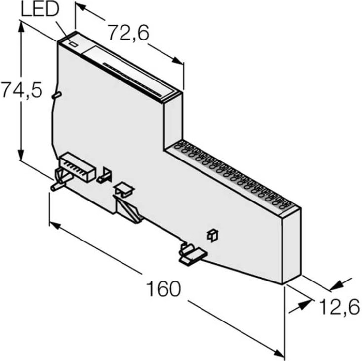6827231 BL20-E-16DI-24VDC-P BL20 Ekonomi Modül