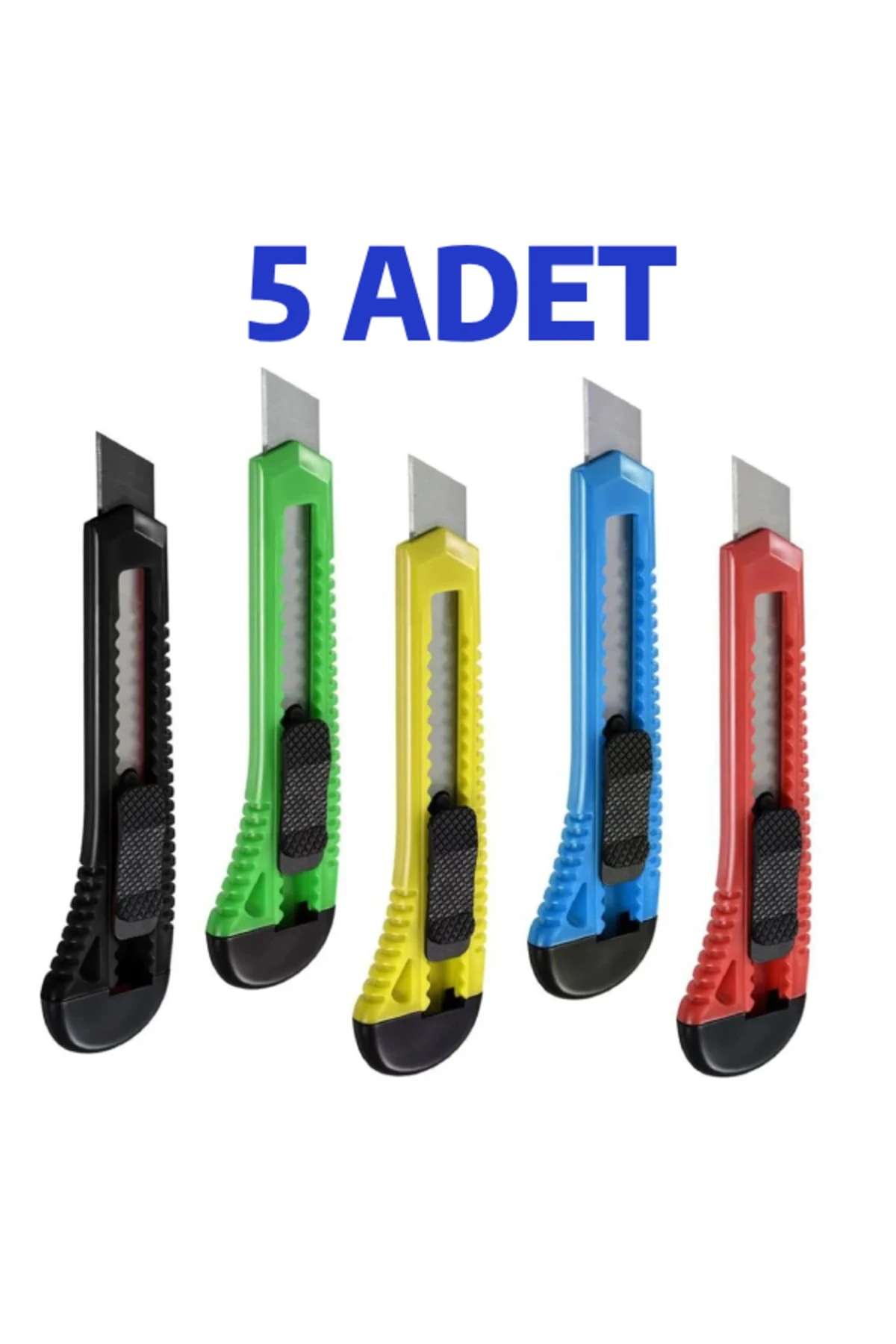 5 Adet Maket Bıçağı Büyük Boy Bıçak Falçata