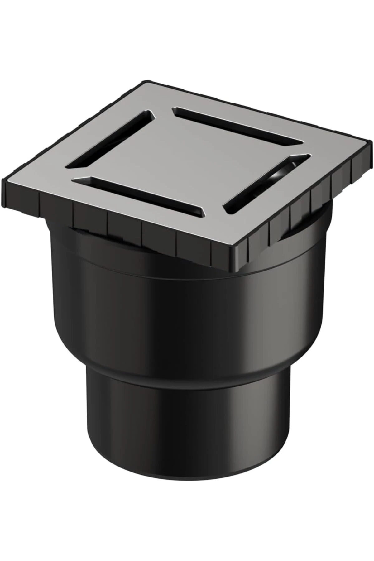 5608276 Duş Kanalı, Çıkışlı, 10x10 cm, DK 100 Kapak, Mat Krom 1147621