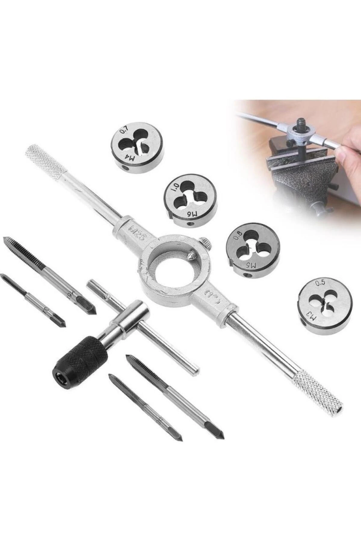 Revello 12 Parça Kılavuz Pafta Seti