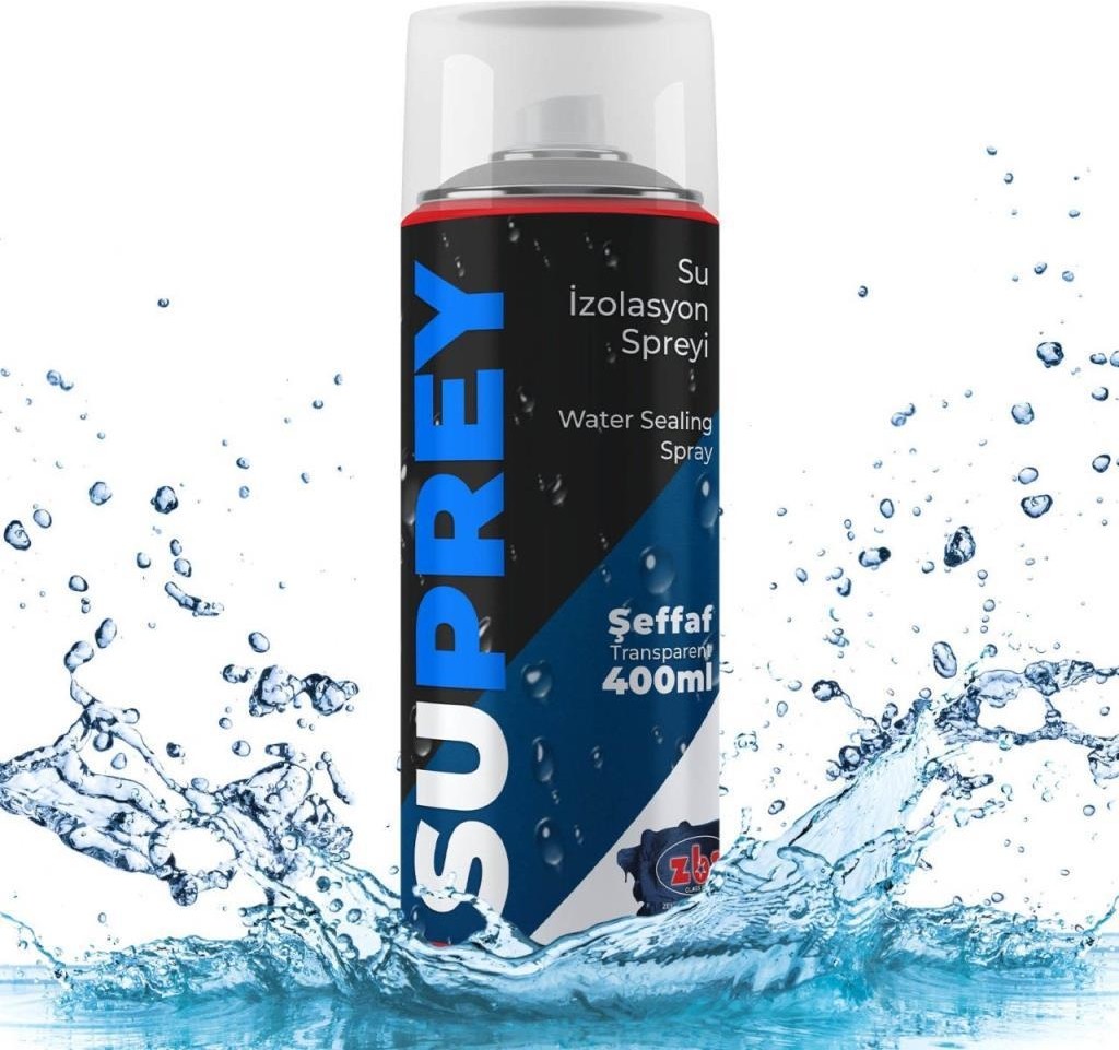 Suprey Sızdırmazlık Su Izolasyon Spreyi Şeffaf 400ml