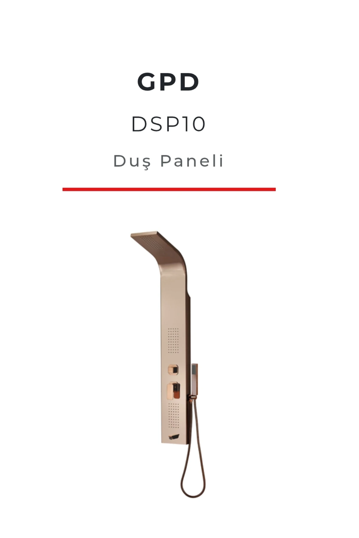 DUŞ PANELİ ROSE GOLD