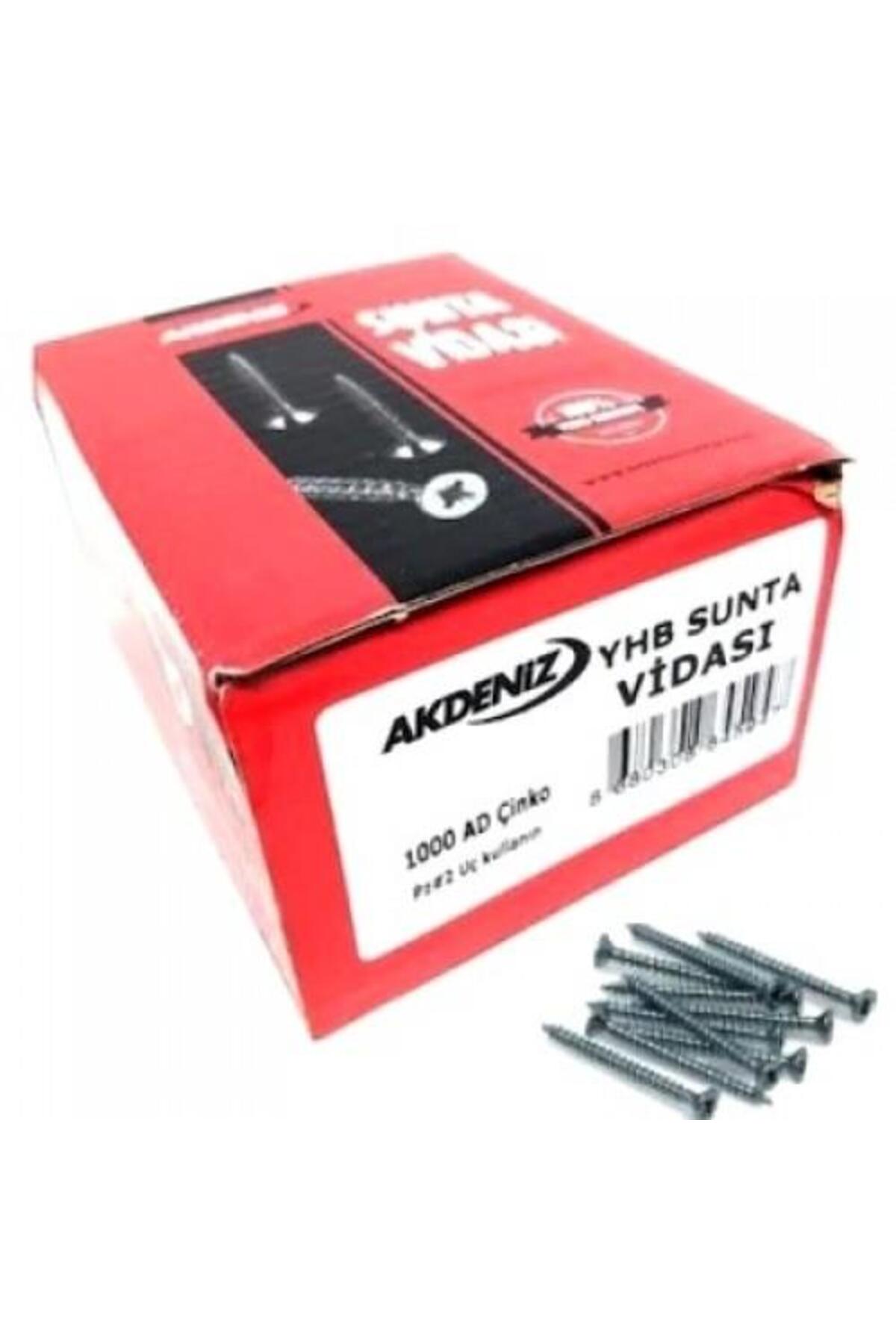 AKDENİZ  Sunta Vidası (PAKET) 3,5x50mm - 500lü