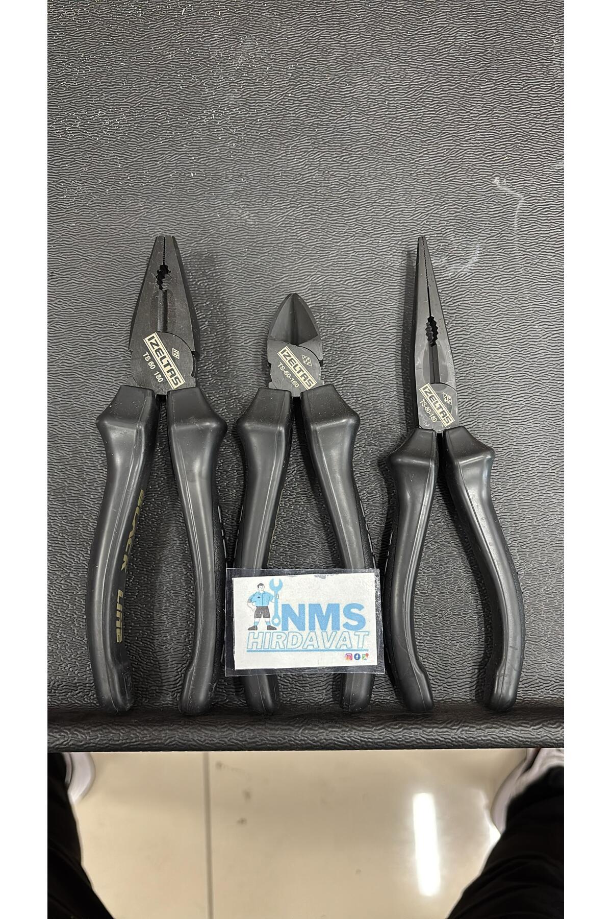 Black Line Seti 180 Mm Pense 160 Mm Yan Keski 180 Mm Kargaburun Seti 3 Parça NMS HIRDAVAT