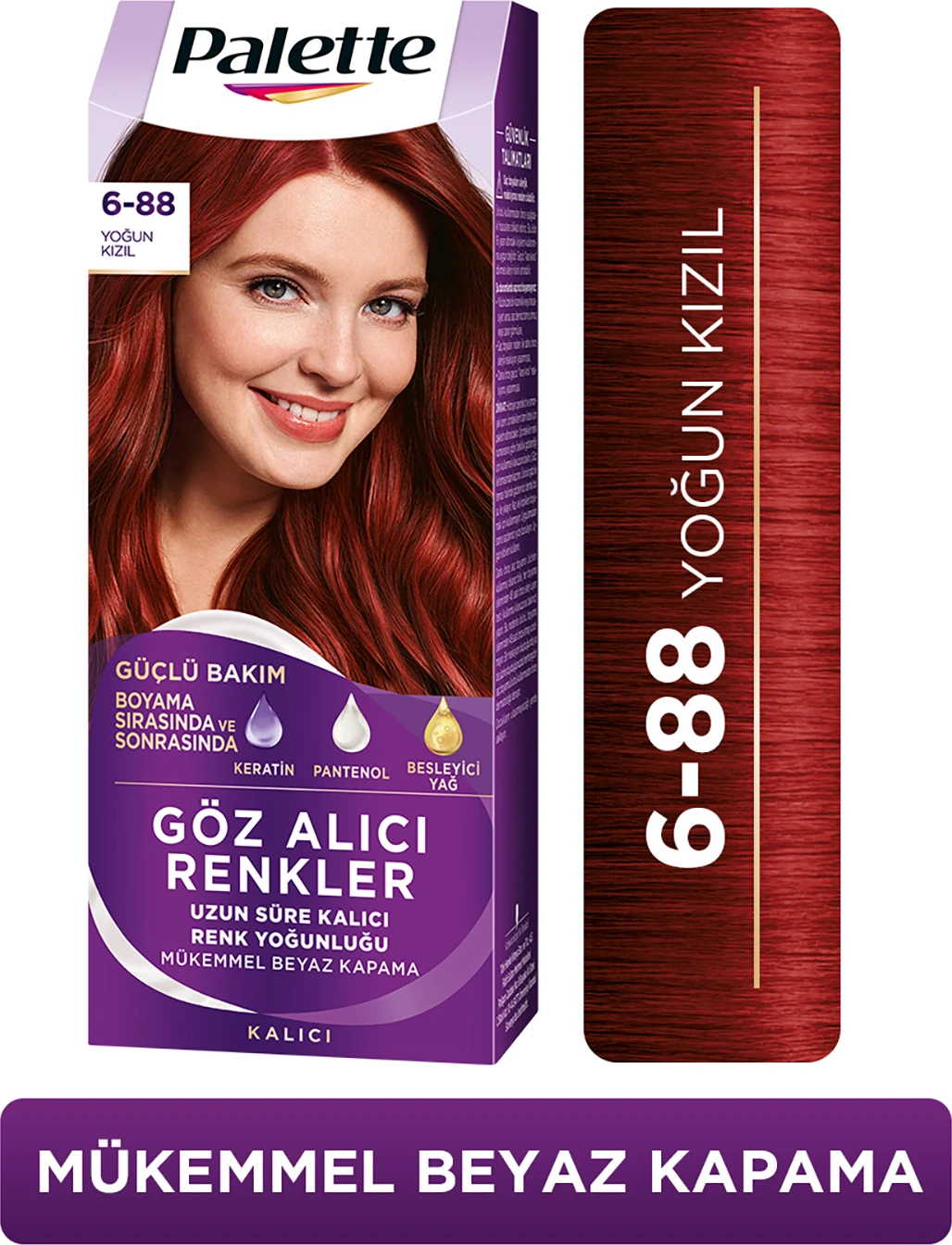 Saç Boyası Renkler Colors 6/88 Yoğun Kızıl