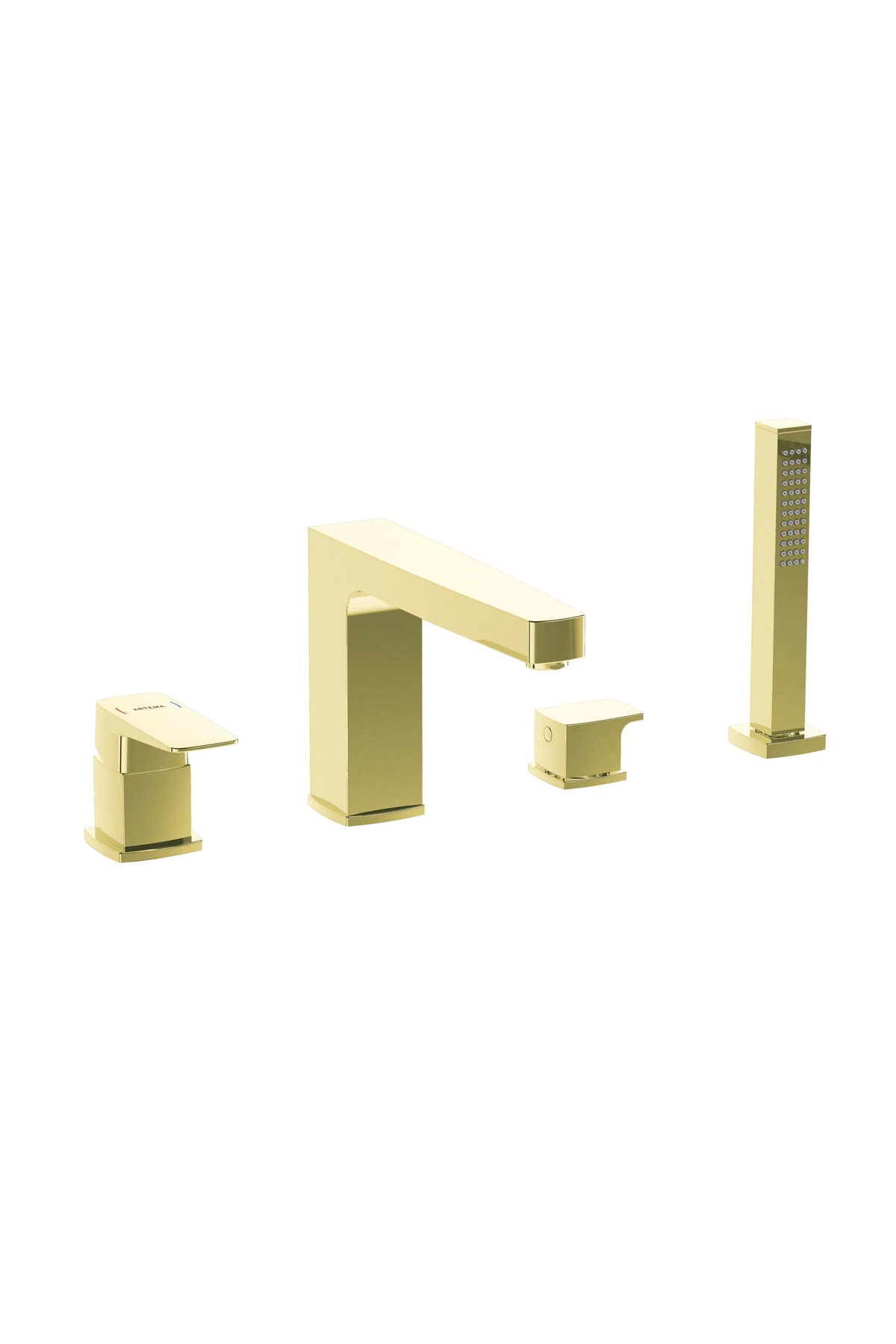 Root Square A4275723 Küvet Bataryası, 4 Delikli, Altın