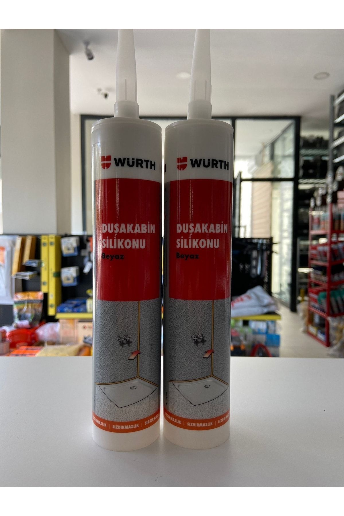 Wurth Duşakabin Silikonu Beyaz 310 Ml