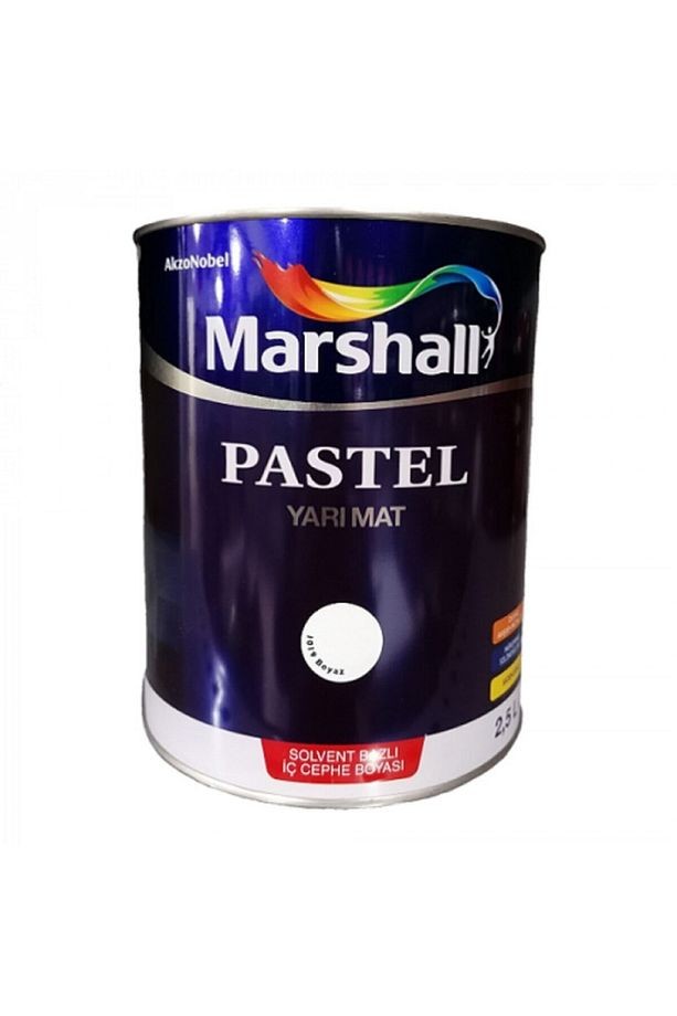 Pastel Yarı Mat Boyası Beyaz 2,5 Lt