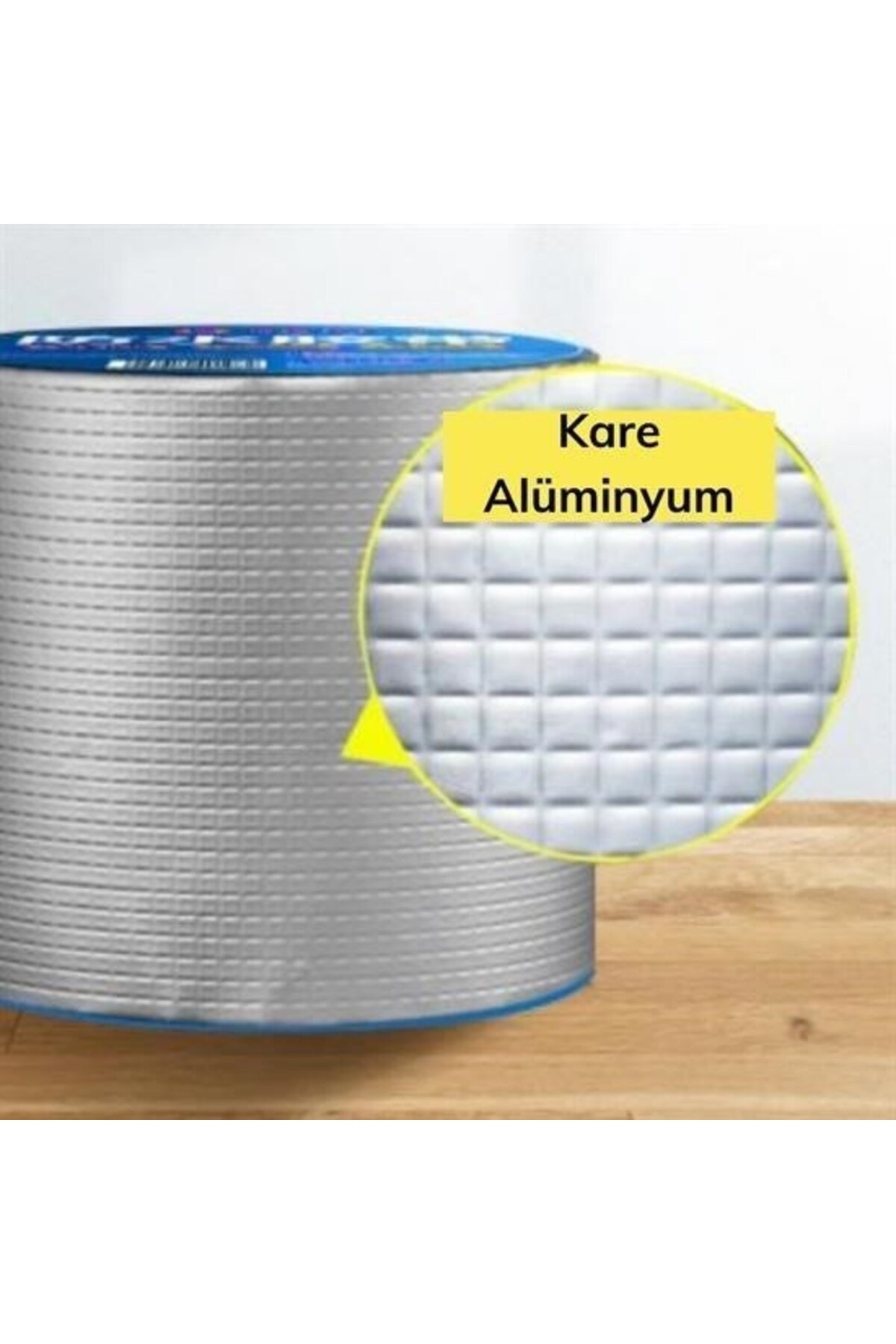 OZKUVVET Yüksek Sıcaklık Dayanan Su Geçirmez Çatı Boru Duvar Çatlak Yapışkan Bant Folyo 5 mt x 10 cm