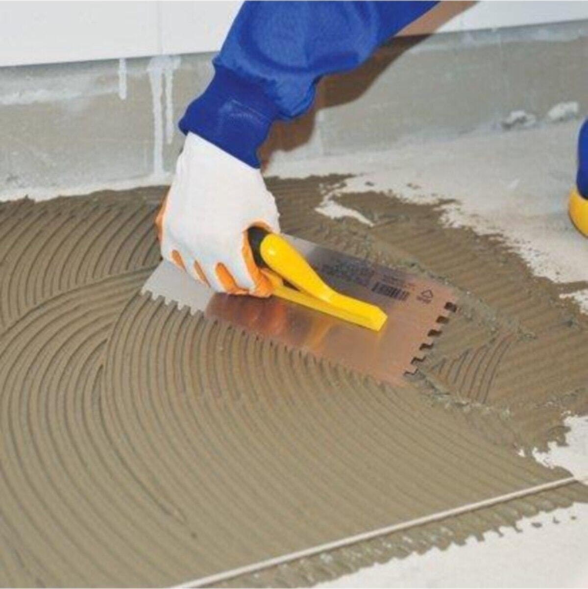 124 Seramik Malası 8x8 Açık Plastik Saplı 35cm