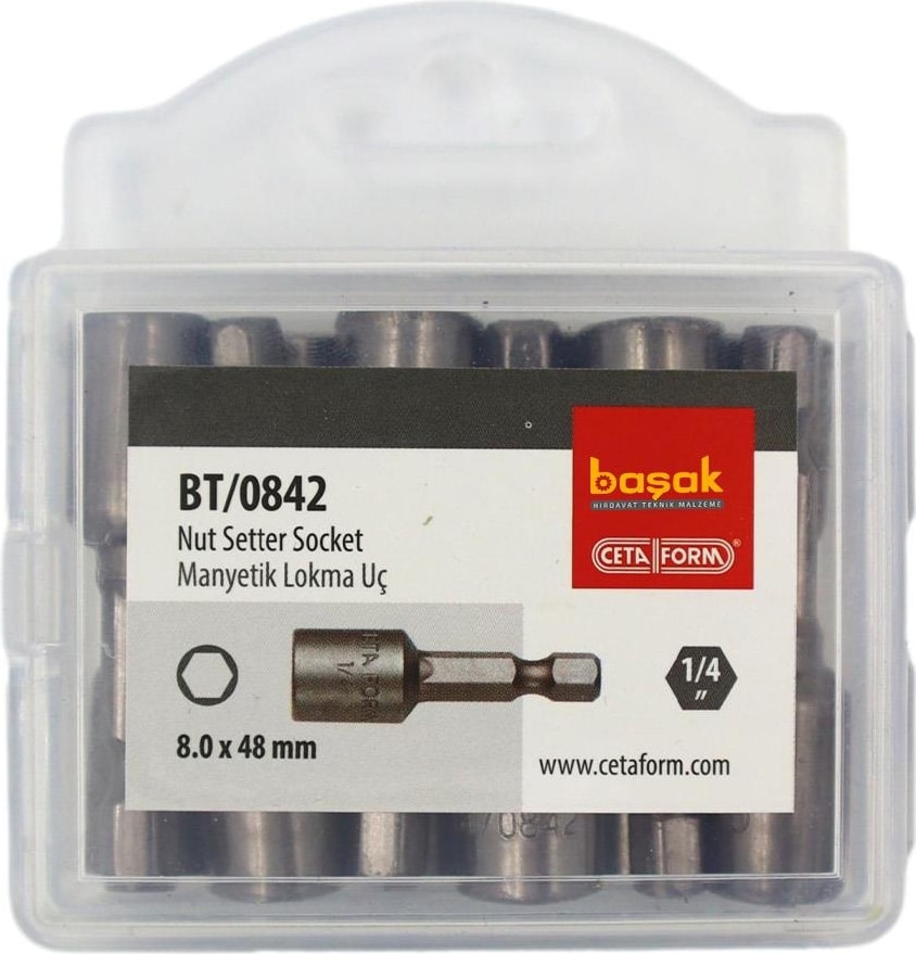 8 x 42 mm Manyetik Lokma BT/0842