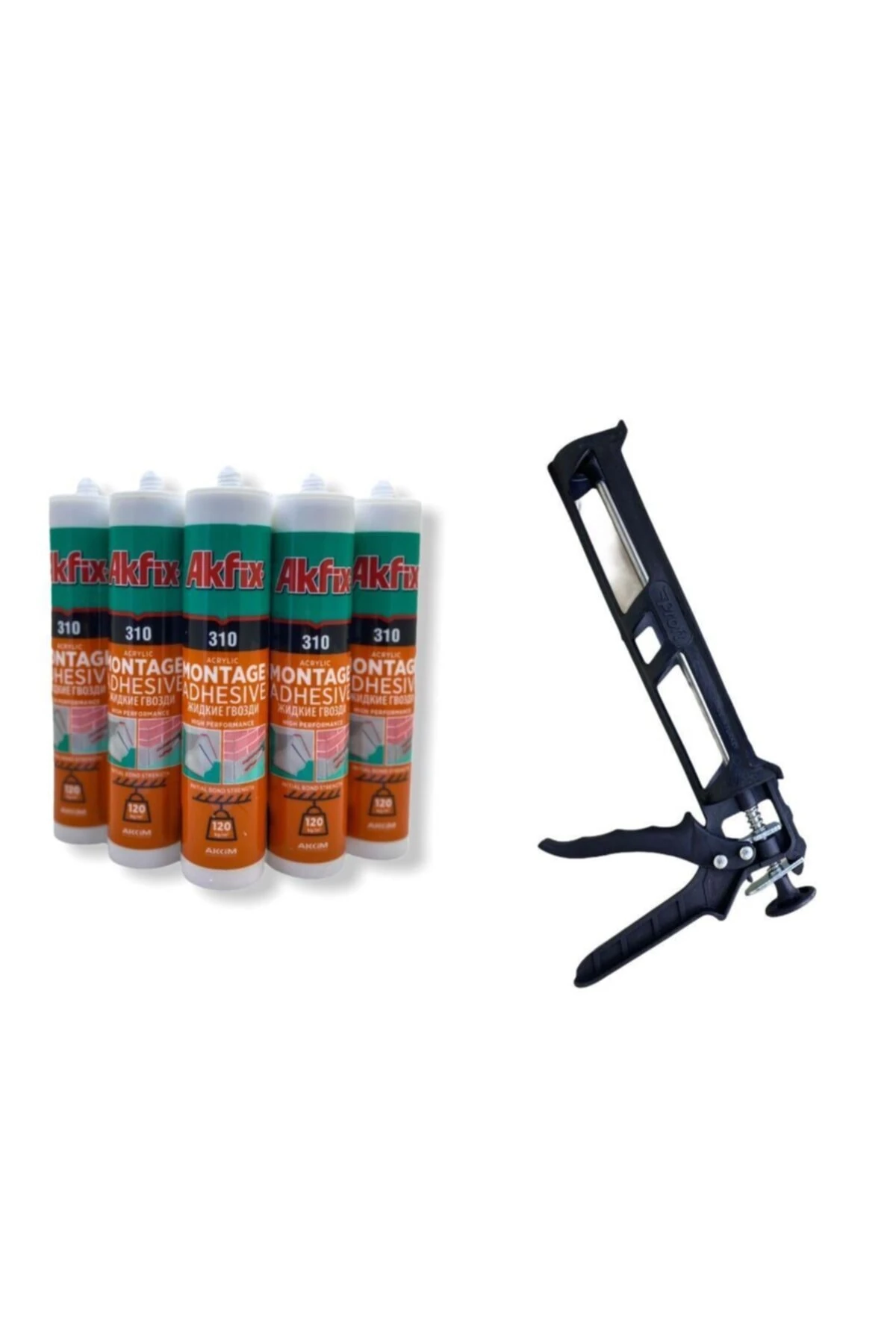 Kartonpiyer ve Stropiyer Yapıştırıcı Beyaz 310 ml X 5'li Set