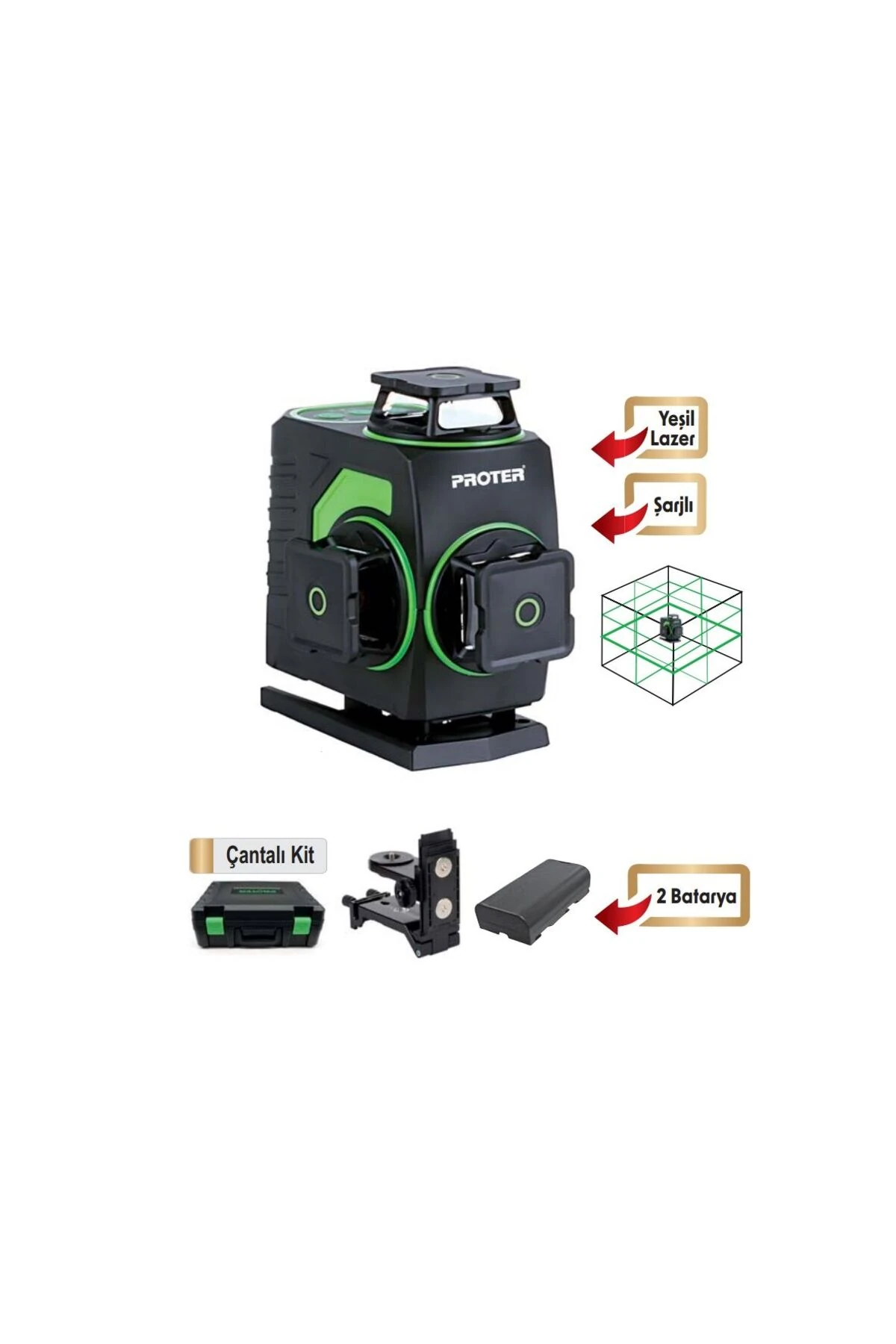 PL 460 LS LAZER 4X360 ° ŞAKÜL