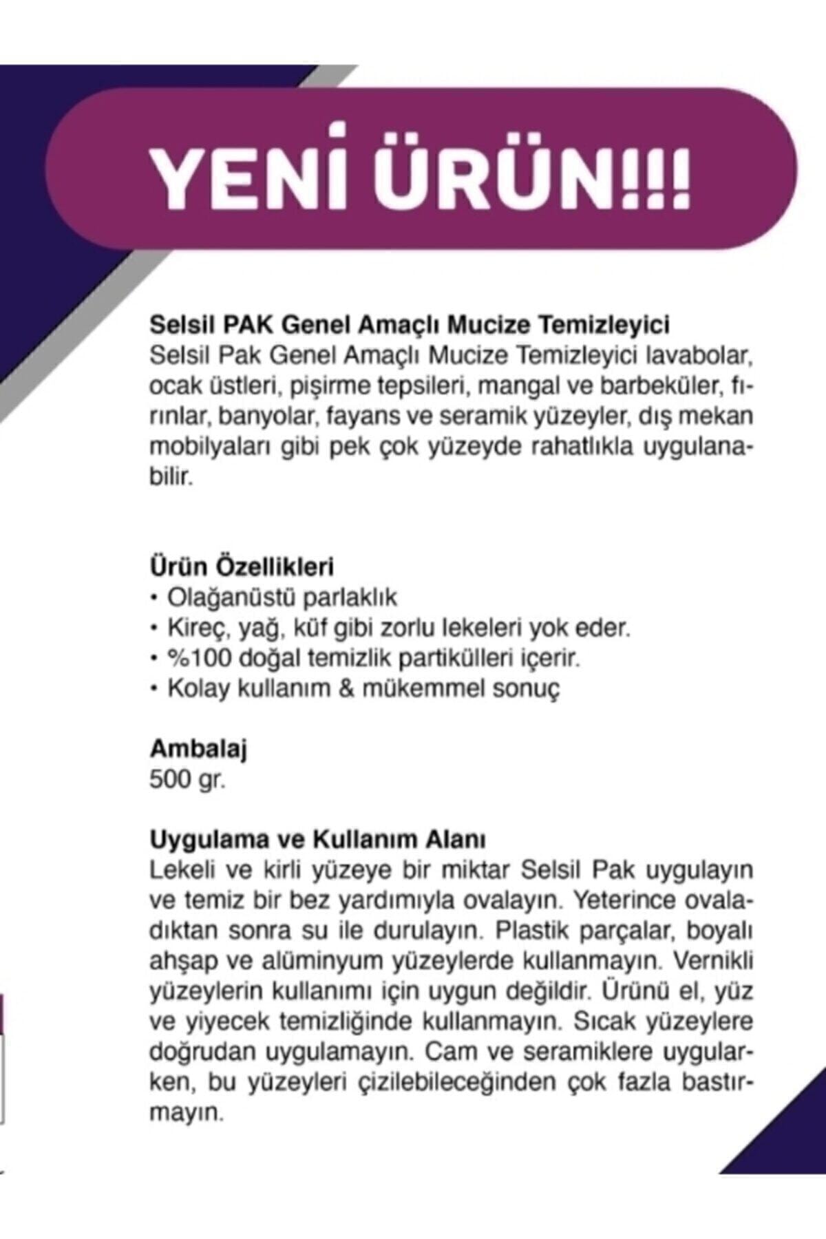 Pak Genel Amaçlı Mucize Temizleyici 500gr + Torpido Parlatıcı Sprey 200ml