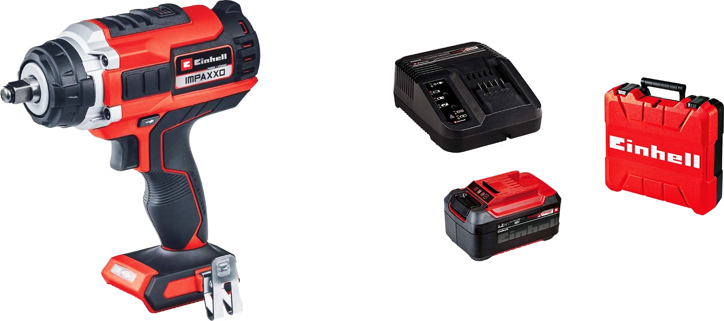 Impaxxo 18/400 Kömürsüz Akülü Somun Sıkma 18V 5.2 Ah Akülü Çantalı Set