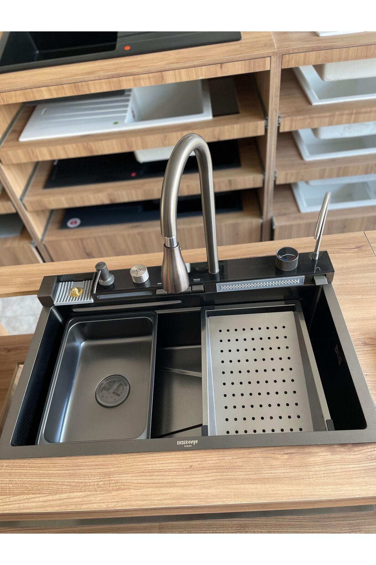 Hande Made Dijital 7 Fonksiyonlu Şelale Evye Seti